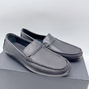 Allen Edmonds Super Sport Mens Driver Loafers Shoes Dress Black Leather US 9